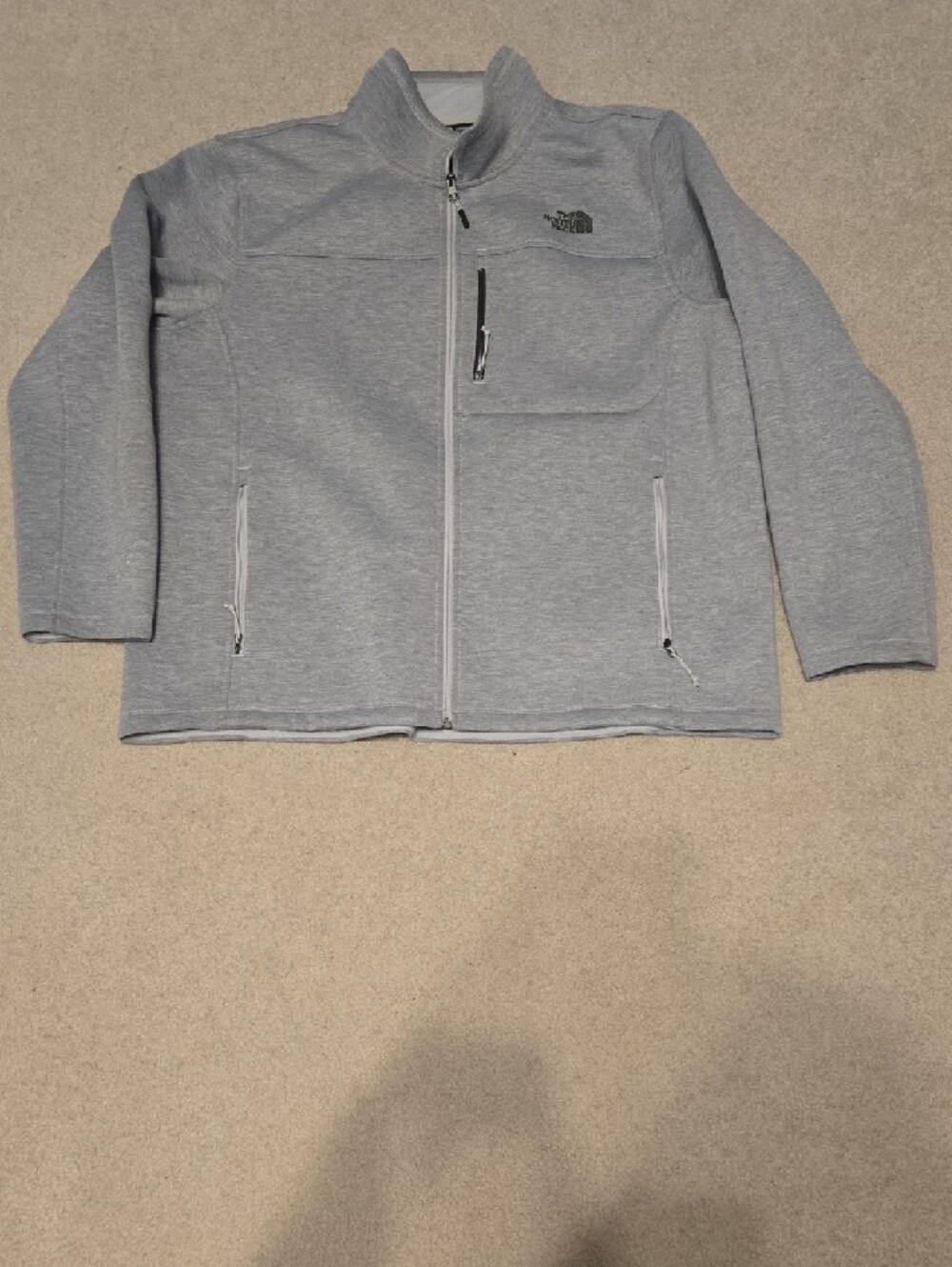 XXL Men's Gray North Face Full-Zip Jacket - Picture 6 of 6